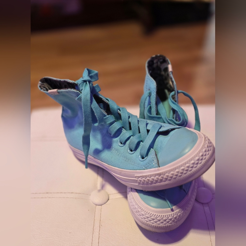 Converse Chuck Taylor Blue Radiance Wiz Khalifa High-Tops Sneakers Size 6 - Picture 8 of 14
